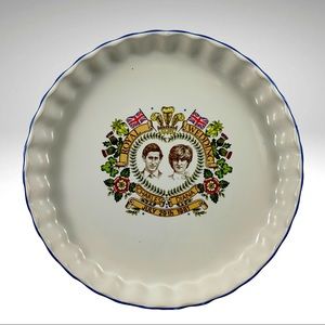 Ashley Ceramics England Royal Wedding Commemorative Pie Plate